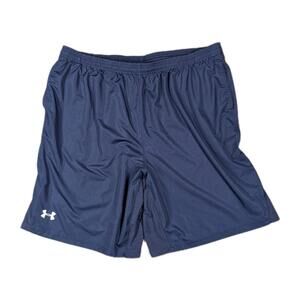 Under Armour Mens 3XL Blue Athletic Running Training Gym Performance Shorts